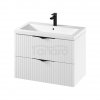 CERSANIT ZESTAW SET C143 TIRSO 80 BIAŁY MATOWY (SZAFKA + UMYWALKA) S801-547
